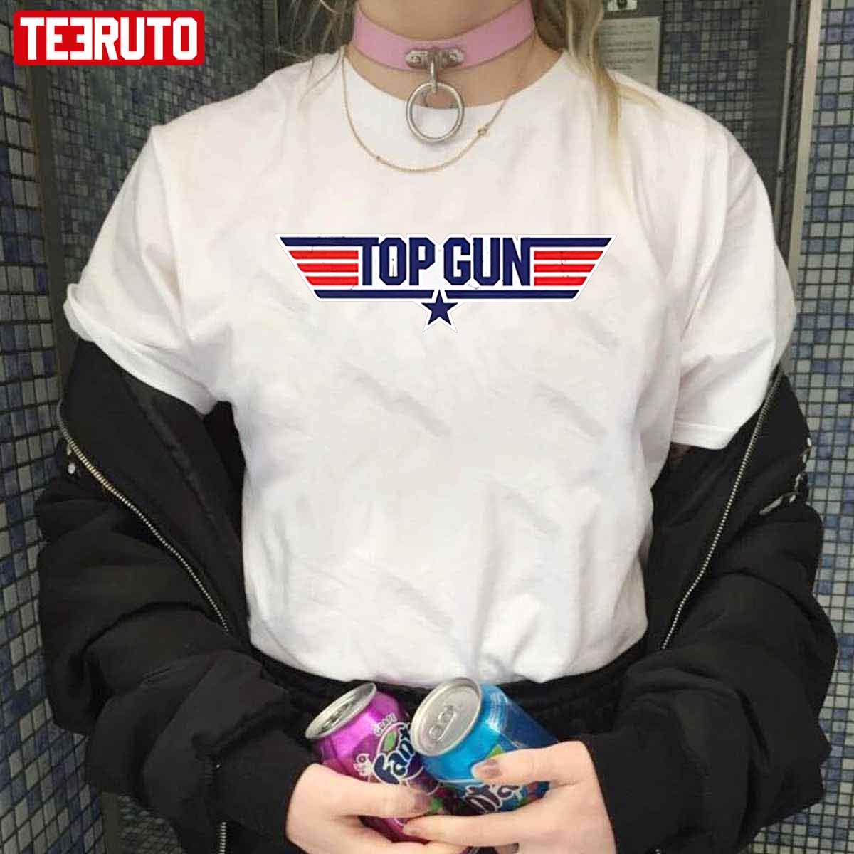 Top Gun Names Movie Logo Maverick Goose Unisex T-Shirt