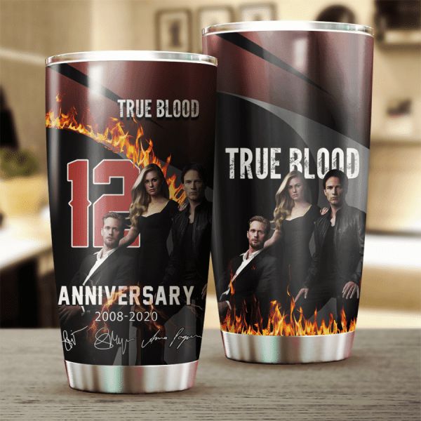 True Blood 12th Anniversary 2008 2020 Design Tumbler