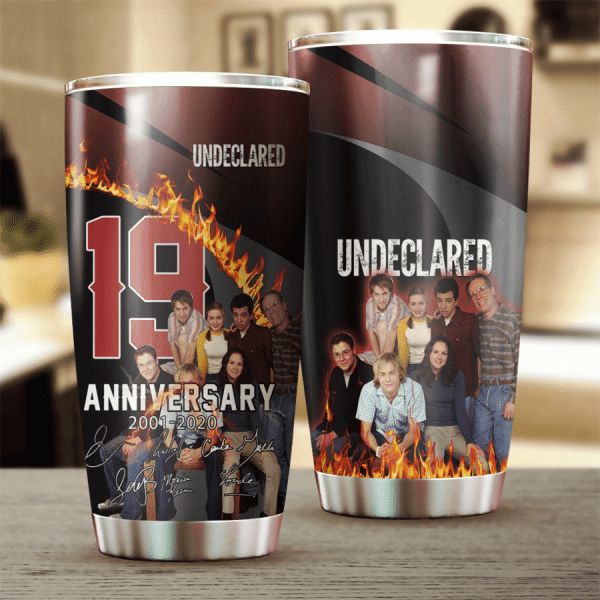 Undeclared 19th Anniversary 2001 2020 Design Tumbler