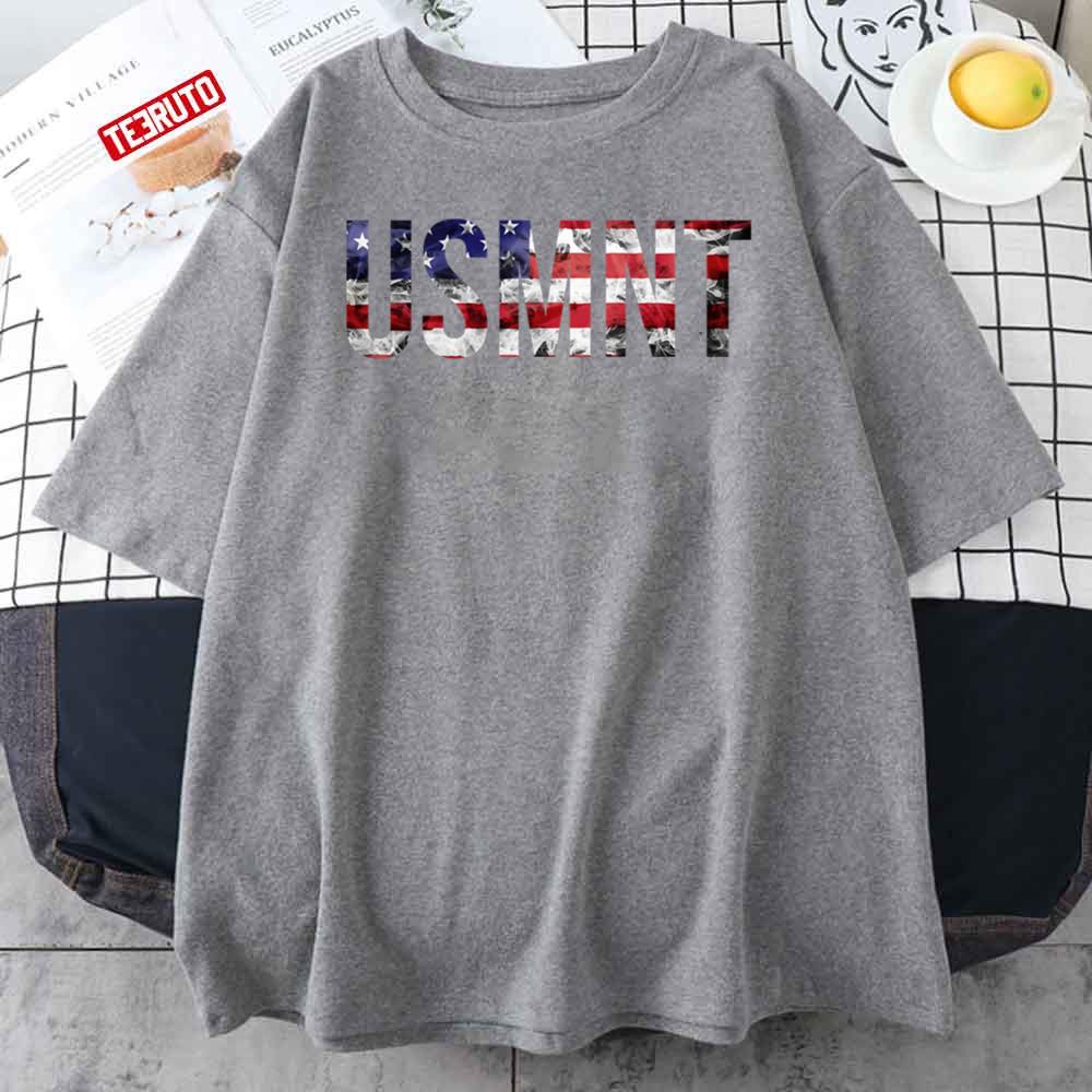 Usmnt Usa Flag Logo Unisex T-Shirt