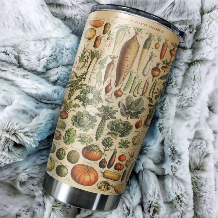 Vegetable Plant Stainless Steel Cup Tumbler