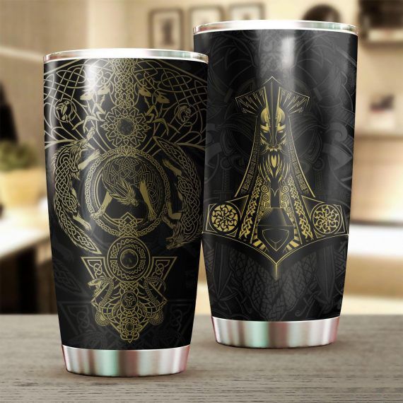 Viking Gift Viking American Lover Viking Brave Tumbler