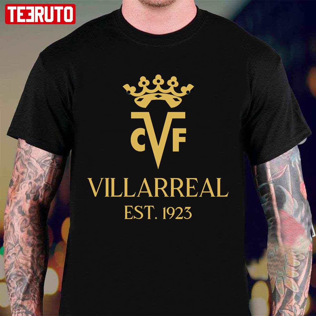 Villarreal Est 1923 Gold Unisex T-Shirt