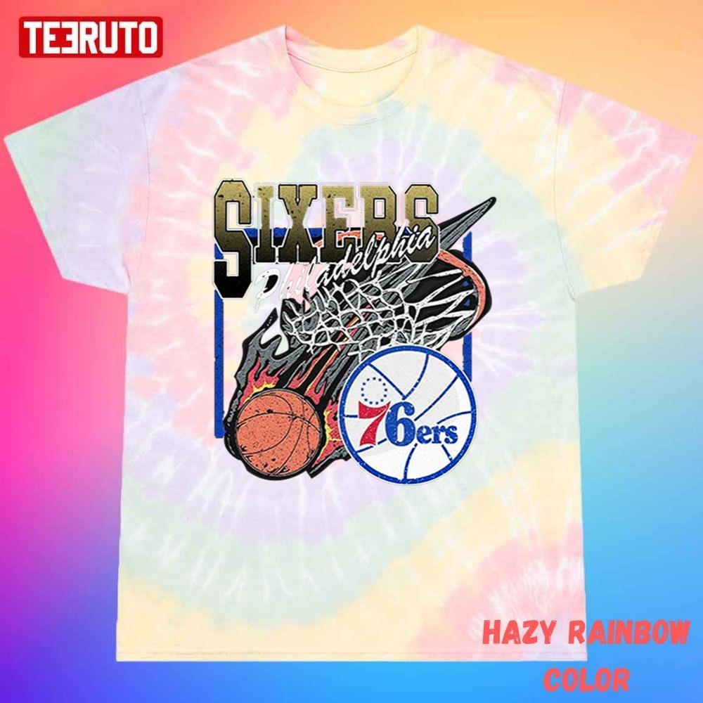 Retro Logo Philadelphia 76ers Nba Basketball Unisex Sweatshirt