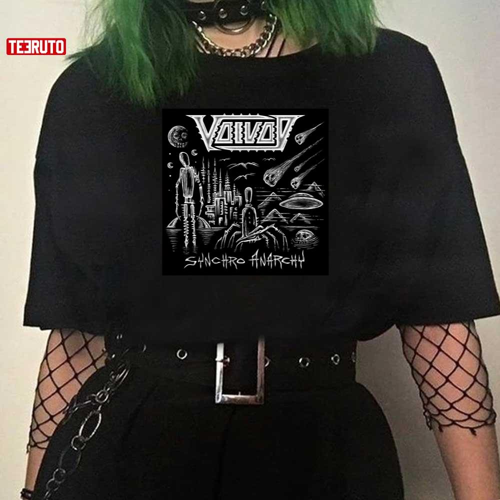 Voivod Synchro Anarchy Thrash Progressive Metal 2022 Canadian American Band Underground Unisex T-Shirt