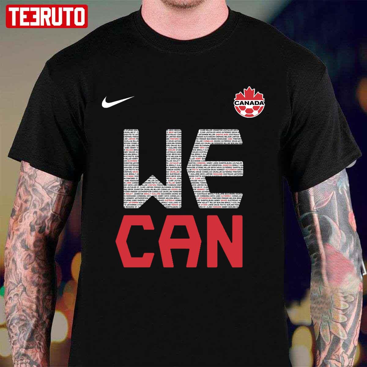 We Can Canada Soccer Qatar 2022 Unisex T-Shirt