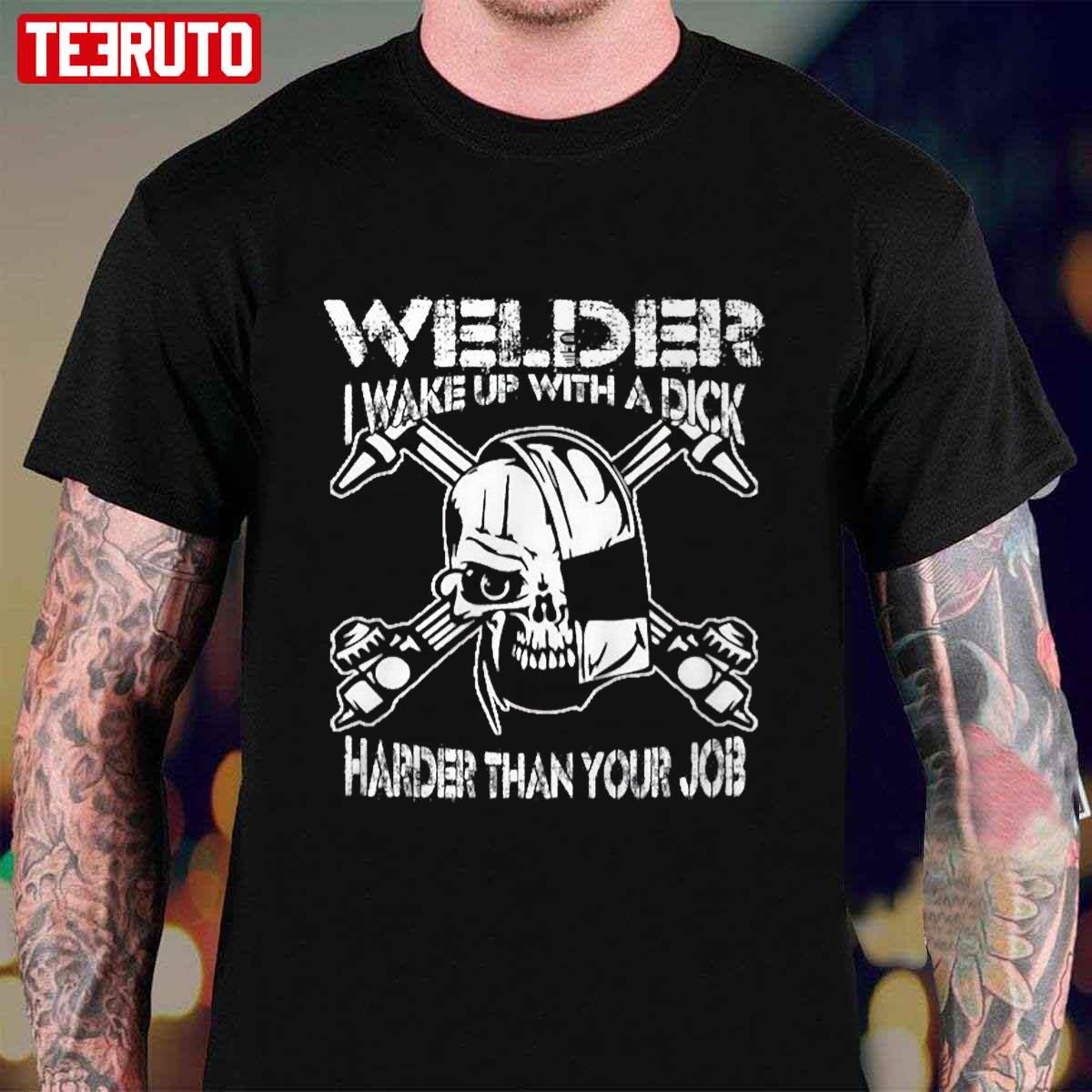 Welder Skull Vintage Unisex T-Shirt
