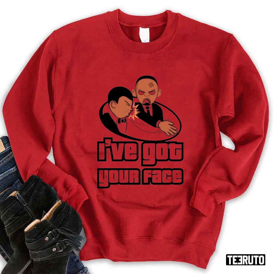 Will Smith Oscar 2022 Meme Chibi Style I’ve Got Your Face Unisex Sweatshirt