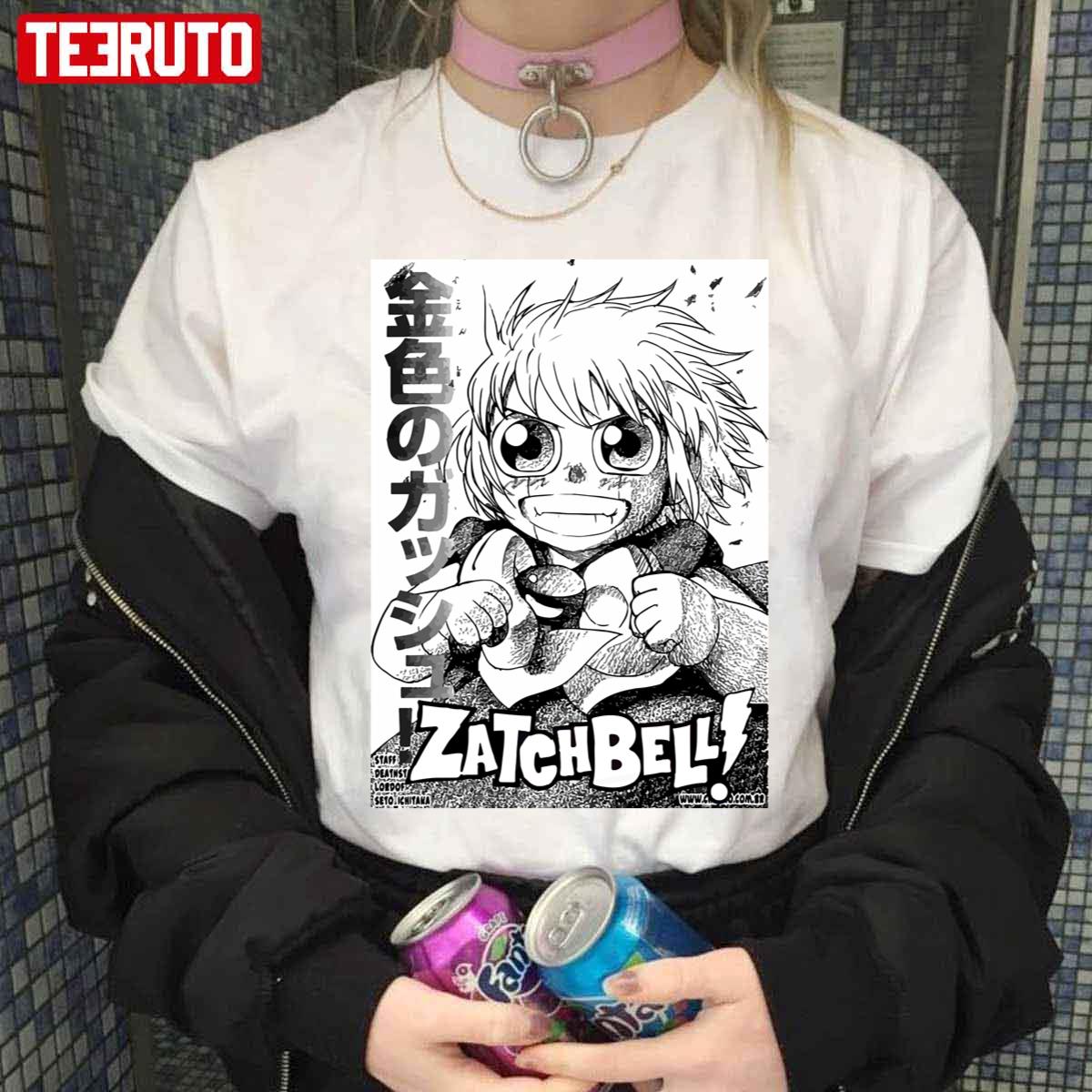 Zatch Bell Golden Manga Otaku Anime Unisex T-Shirt