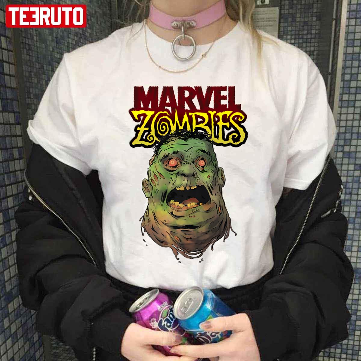 Zombies The Huk Zombie Head Marvel What If Unisex T-Shirt