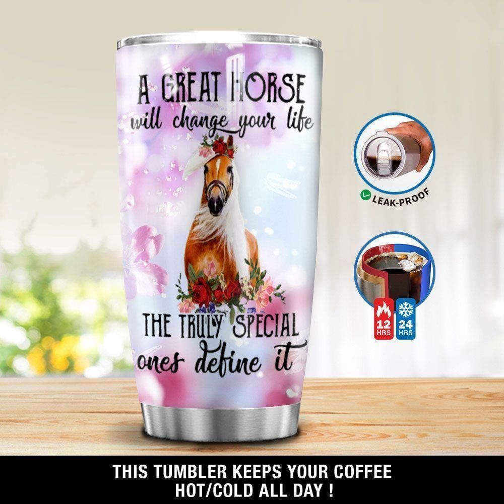 A Great Horse Gift For Lover Day Travel Tumbler All Over Print