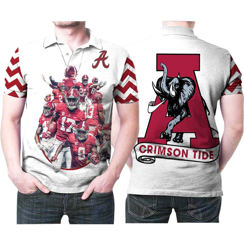 Alabama Crimson Tide Legendary Players Football 3d Designed Allover Gift For Alabama Fans 2 Polo Shirt All Over Print Shirt 3d T-shirt