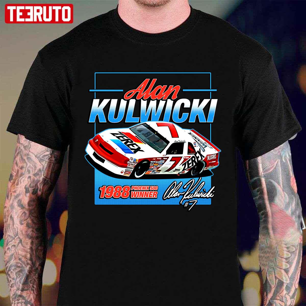 Alan Kulwicki Nascar Champion Retro Style Unisex T-Shirt