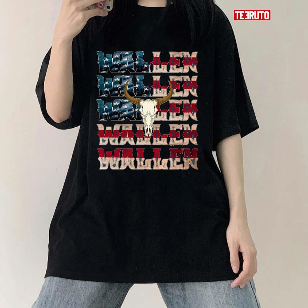 American Logo Wallen Western Country Unisex T-Shirt