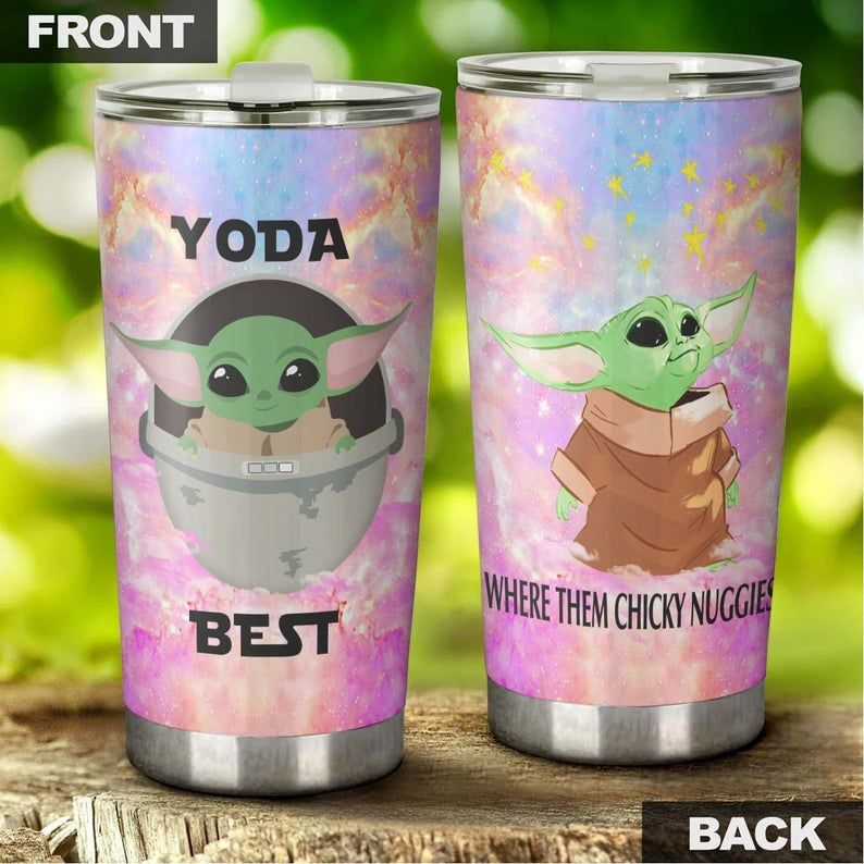 Baby Yoda Star Wars Pink 999 Gift For Lover Day Travel Tumbler