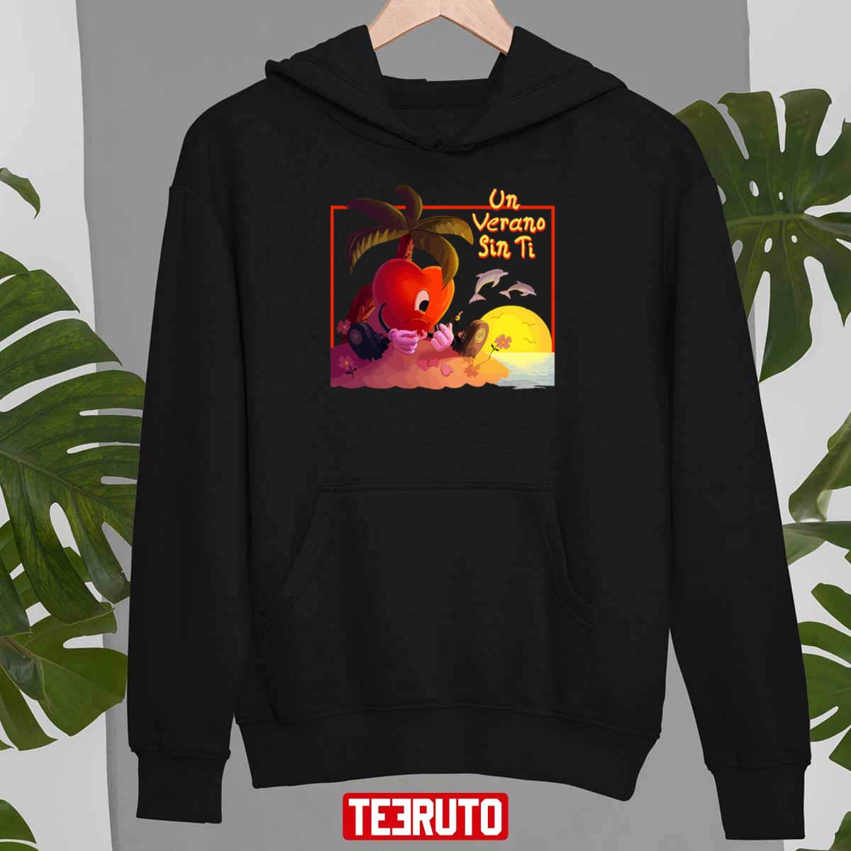 Un Verano Sin Ti Shirt Bad Bunny Hoodie Sweatshirt Black - iTeeUS