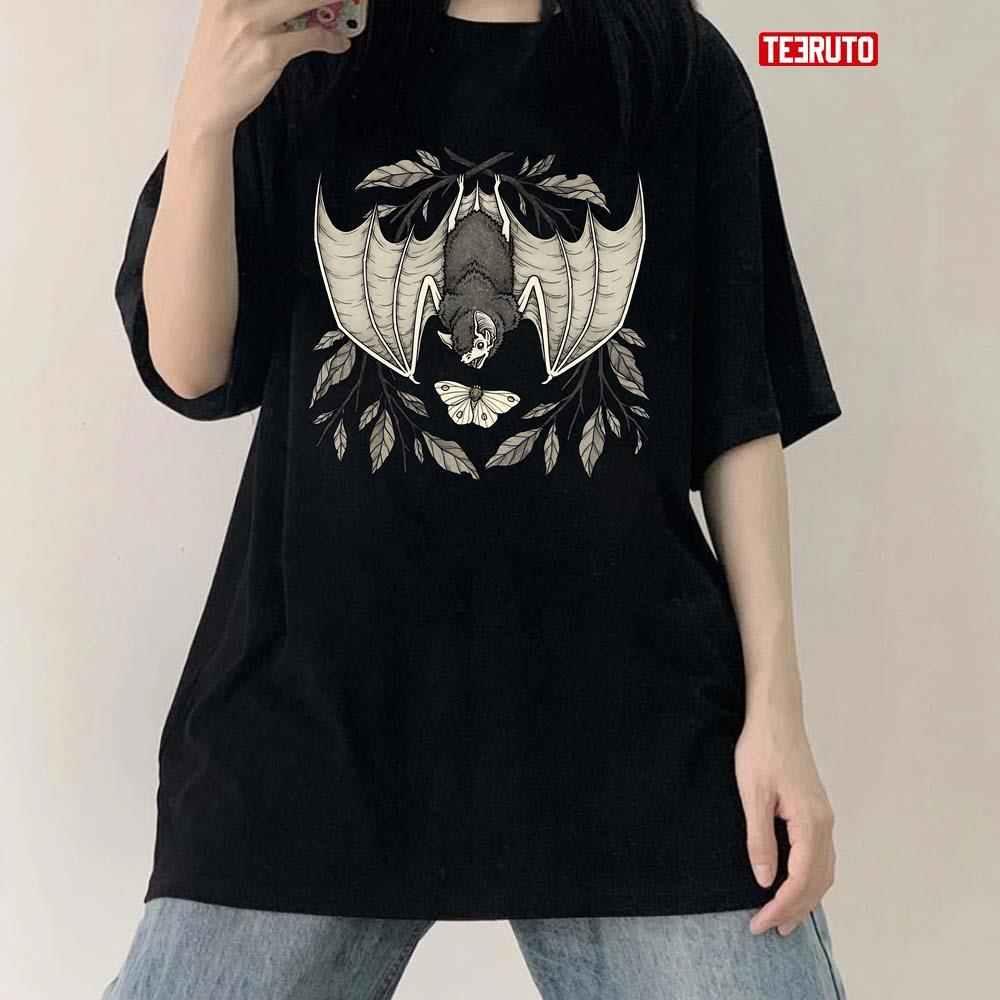 Bat And Moth Unisex T-Shirt