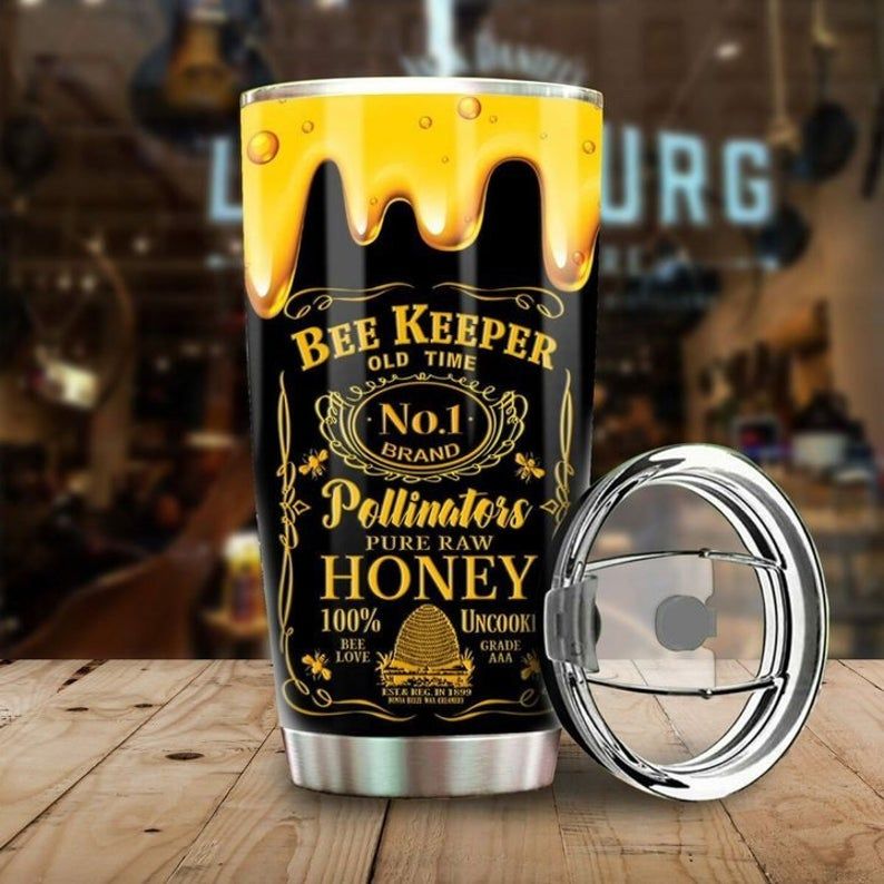 Bee Love Keeper Honey Gift For Lover Day Travel Tumbler All Over Print