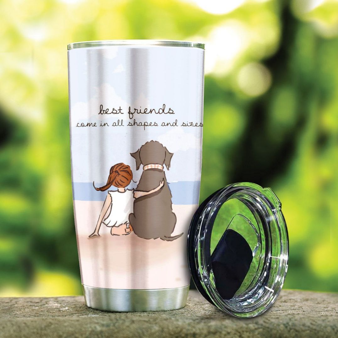 Best Friend Dog Sea Gift For Lover Day Travel Tumbler All Over Print