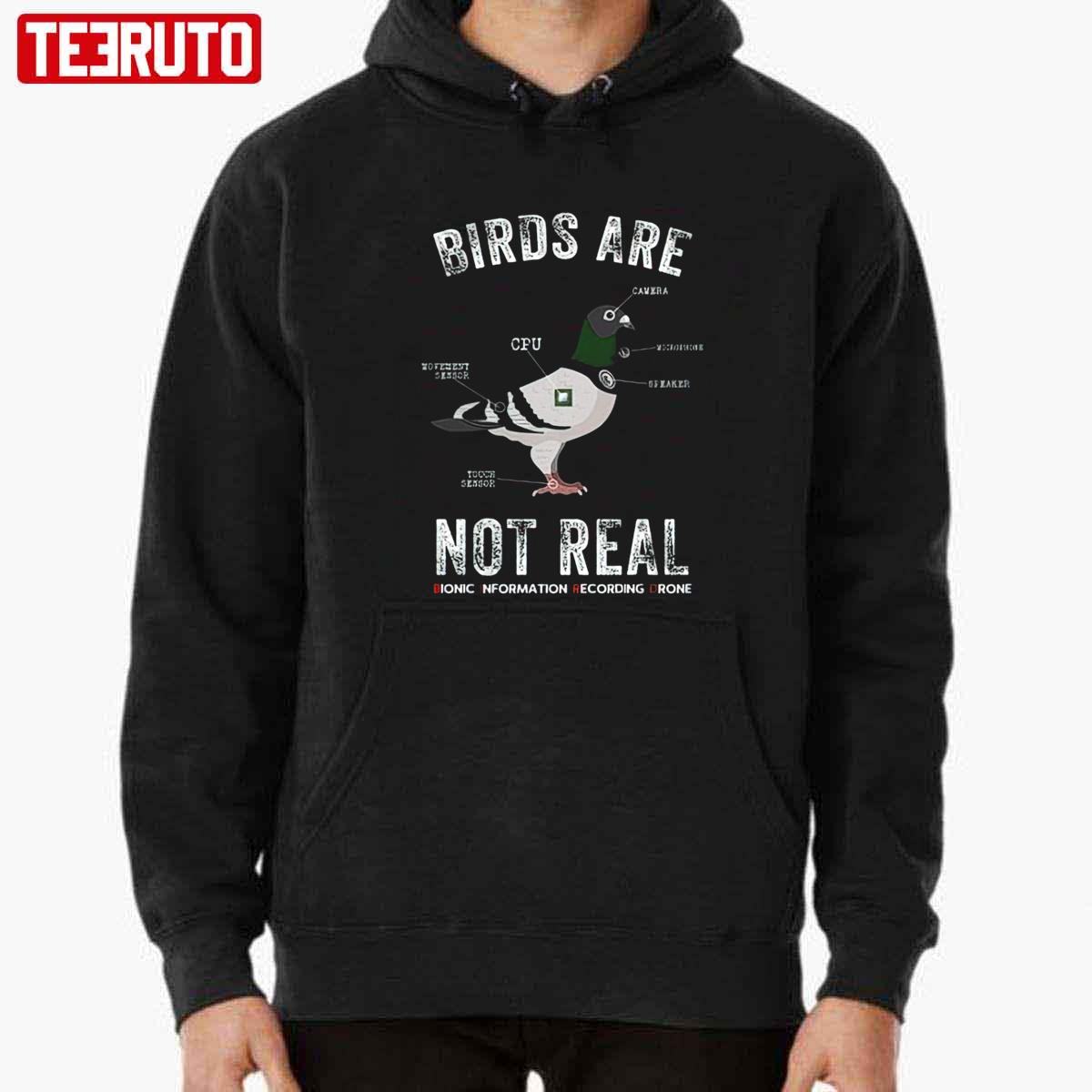 Birds Are Not Real Drone Conspiracy Theory Unisex Sweatshirt