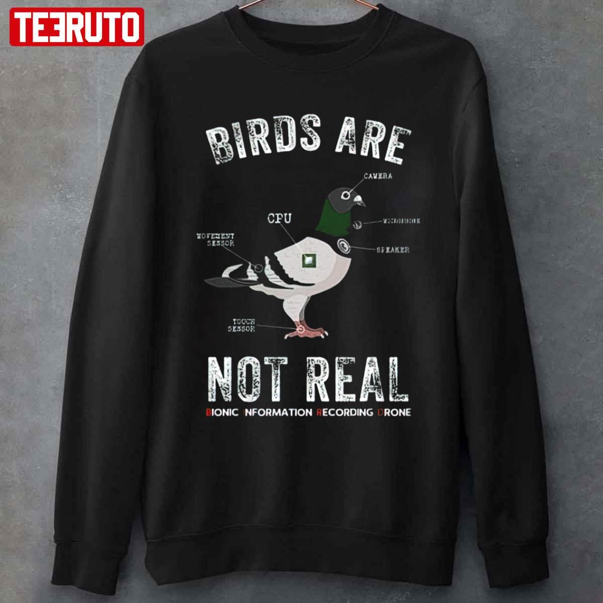 Birds Are Not Real Drone Conspiracy Theory Unisex Sweatshirt