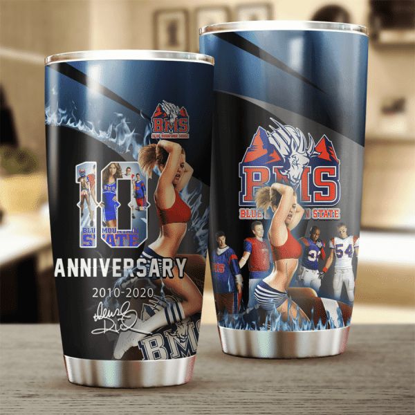 Blue Mountain State 10th Anniversary 2010 2020 Design Gift For Lover Gift For Fan Day Travel Tumbler All Over Print