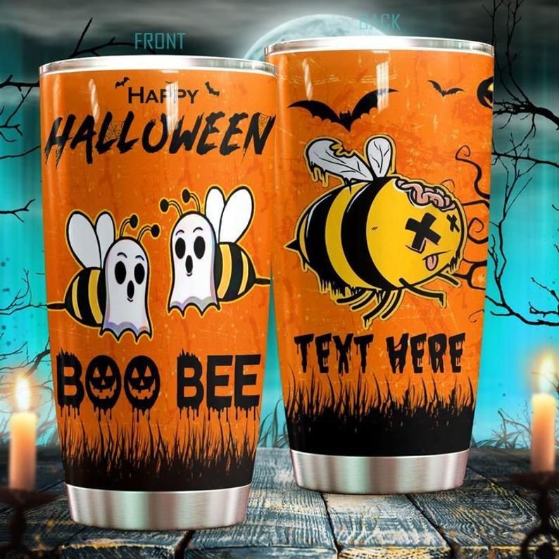 Boo Bee Personalized Halloween Horror Gift For Lover Day Travel Tumbler