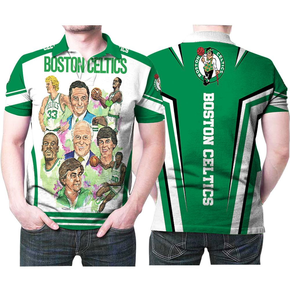 Boston Celtics Nba Basketball Team 1982 Seasons Legends 3d Designed Allover Gift For Celtics Fans Polo Shirt All Over Print Shirt 3d T-shirt