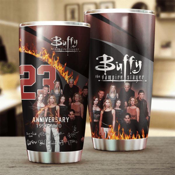 Buffy The Vampire Slayer 23th Anniversary 1997 2020 Design Gift For Lover Gift For Fan Day Travel Tumbler All Over Print