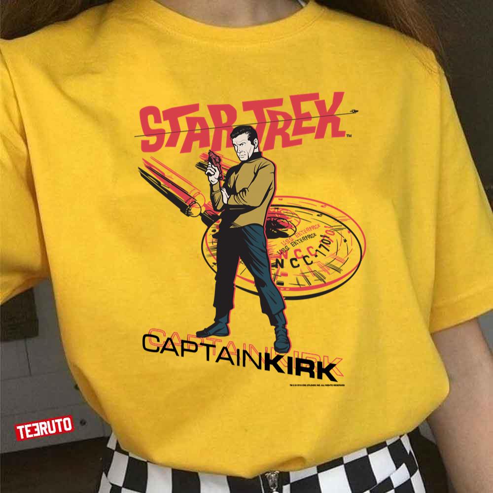 Captain Kirk Retro Star Trek Original Series Unisex T-Shirt