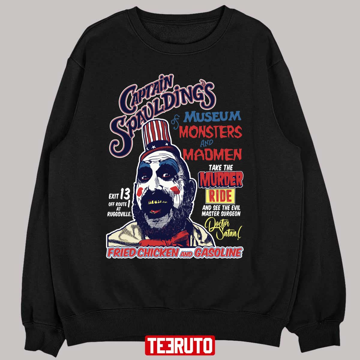 Captain Spaulding’s Museum Of Monsters And Madmen Unisex T-Shirt