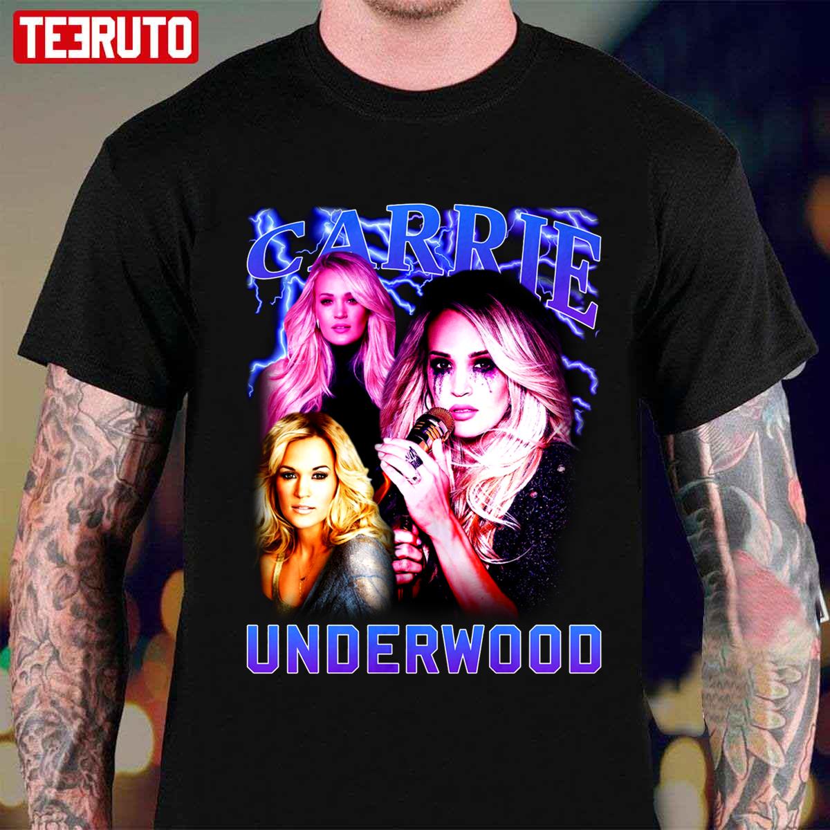 Carrie Underwood Vintage 90s Bootleg Style Unisex Sweatshirt - Teeruto