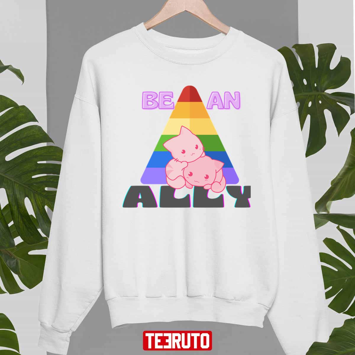 Cats Pride Allyship Be An Ally Unisex Sweatshirt