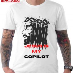 Christian Art Jesus Is My Copilot Unisex T-Shirt