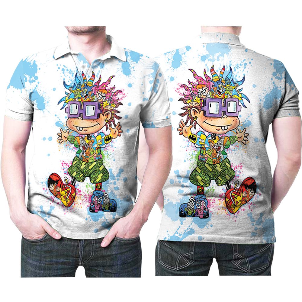 Chuckie Finster Cartoon Movie Painting Gift For Chuckie Finster Fans Cartoon Movie Lovers Polo Shirt All Over Print Shirt 3d T-shirt