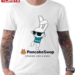 Cute Pancakeswap Keep Staking Like A Boss Unisex T-Shirt