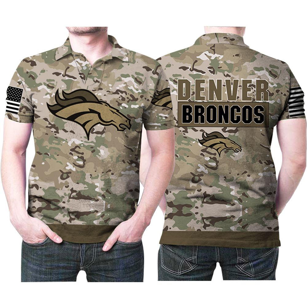 Denver Broncos Camo Pattern 3D Hoodie All Over Print Denver Broncos Fan  Gift Ideas - T-shirts Low Price