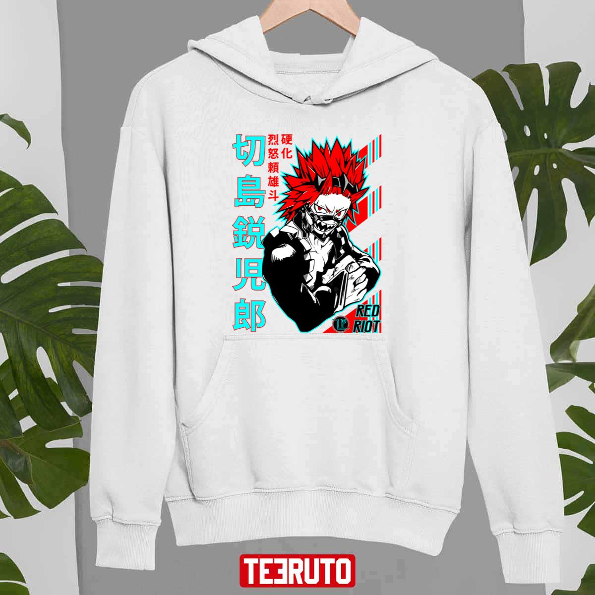 Eijiro Kirishima My Hero Academia MHA Anime Unisex Hoodie