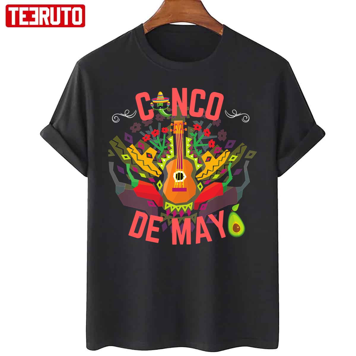 Fiesta Cinco De Mayo Night Unisex T-Shirt - Teeruto