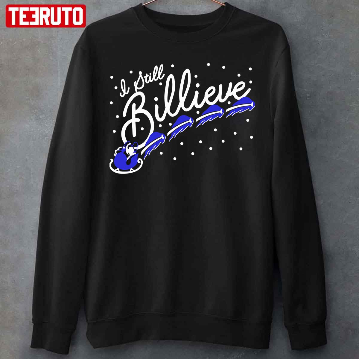 I Still Billieve Buffalo Bills Christmas Santa Claus Unisex T-Shirt -  Teeruto