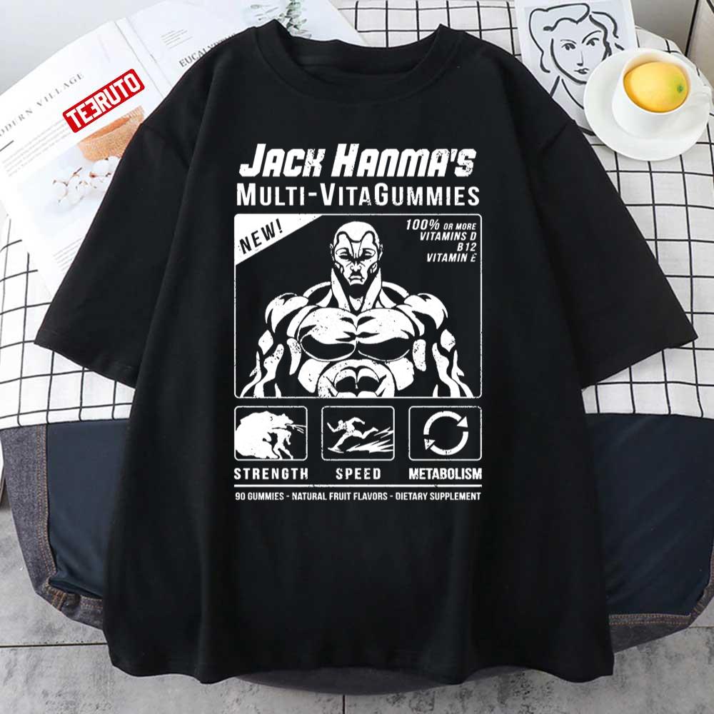 Jack Hanma's Multivita Gummies Unisex T-Shirt - Teeruto