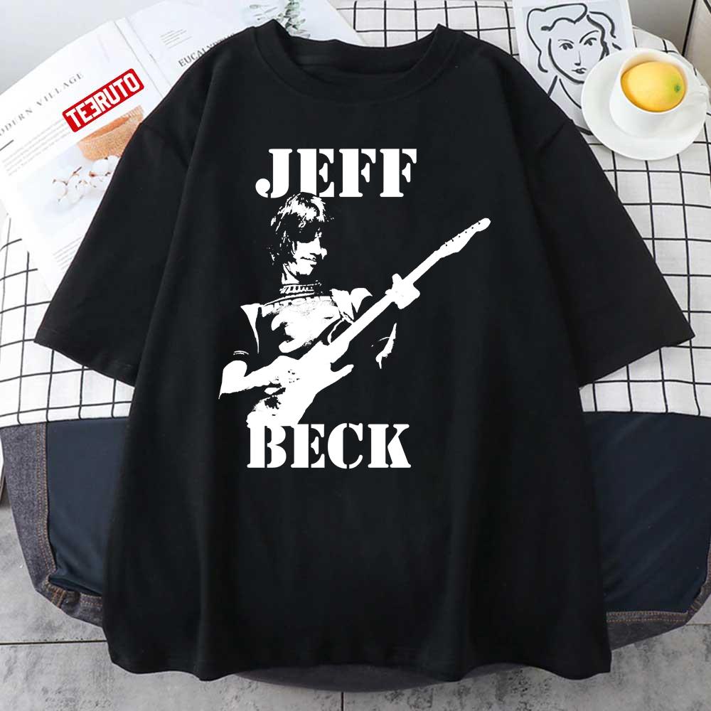 Jeff Beck The White Stencil Unisex T-Shirt