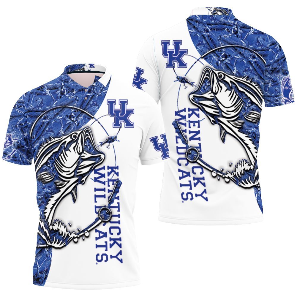 Kentucky Wildcats Ncaa For Wildcats Fan Fishing Lover 3d Jersey Polo Shirt All Over Print Shirt 3d T-shirt