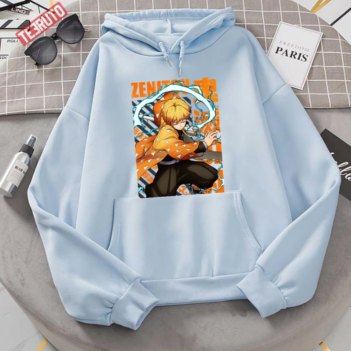 Kimetsu No Yaiba Agatsuma Zenitsu Unisex Hoodie