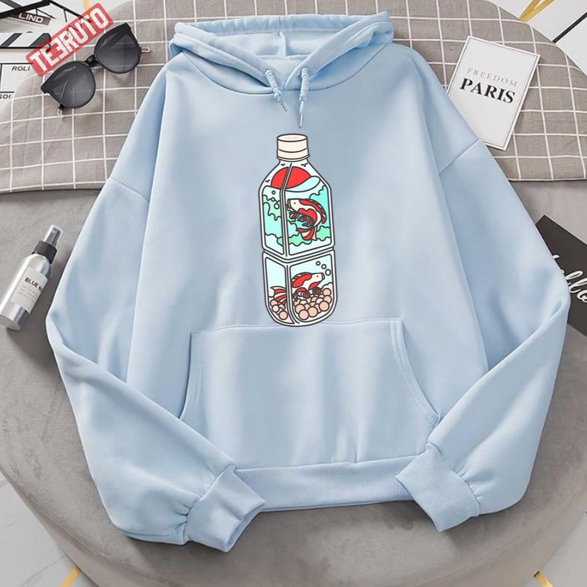 Koi Bottle Japanese Kawaii Unisex Hoodie