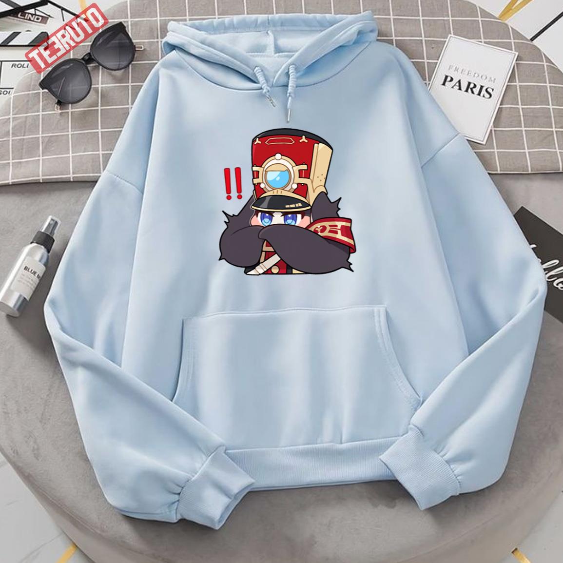 Kwaii Pompom Chibi Anime Honkai Star Rail Unisex Hoodie