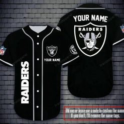 Las Vegas Raiders Personalized Baseball Jersey Shirt 178