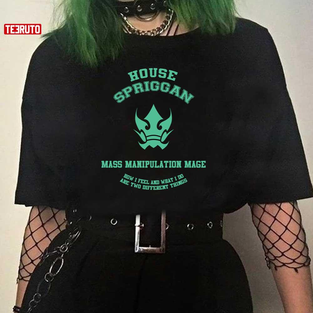 Mass Manipulation Mage House Spriggan Unisex T-Shirt