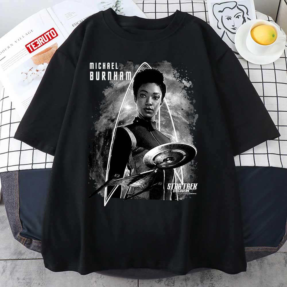 Michael Burnham Grey Scale Star Trek Unisex T-Shirt