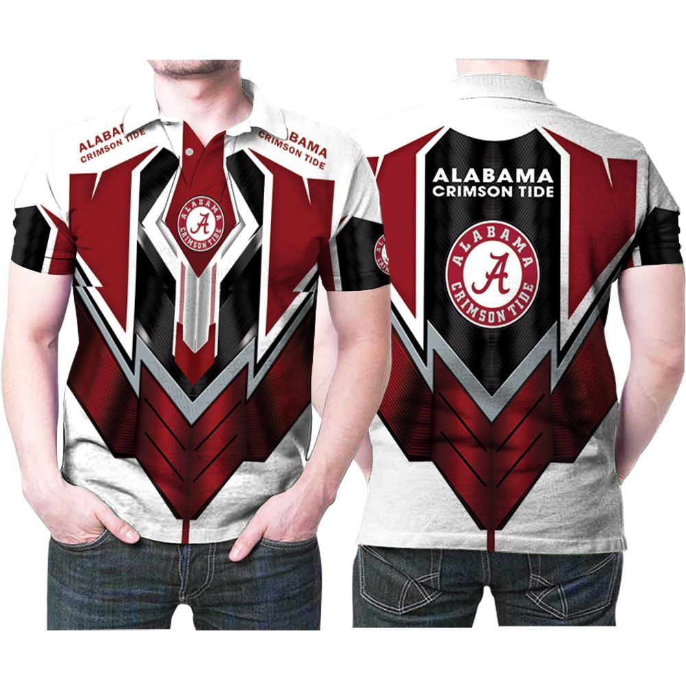 Ncaa Alabama Crimson Tide Logo Pattern 3d Designed For Alabama Crimson Tide Fan Polo Shirt All Over Print Shirt 3d T-shirt